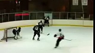 Peyton's hockey hit