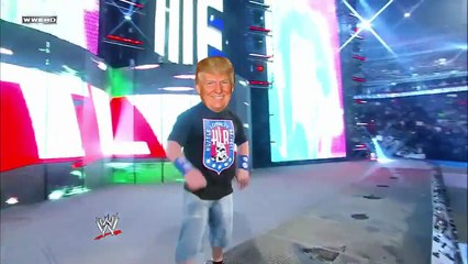 DONALD TRUMP vs JOHN CENA ENTRY l What it looks like to a European