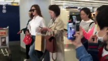 [fancam]160411 Jessica - leaving Beijing airport back to korea (5 in 1)