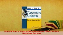 Download  Start  Run a Copywriting Business Start  Run Business Series Ebook Free