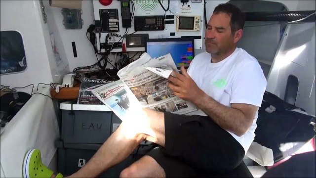 Gildas Morvan lit Ouest France