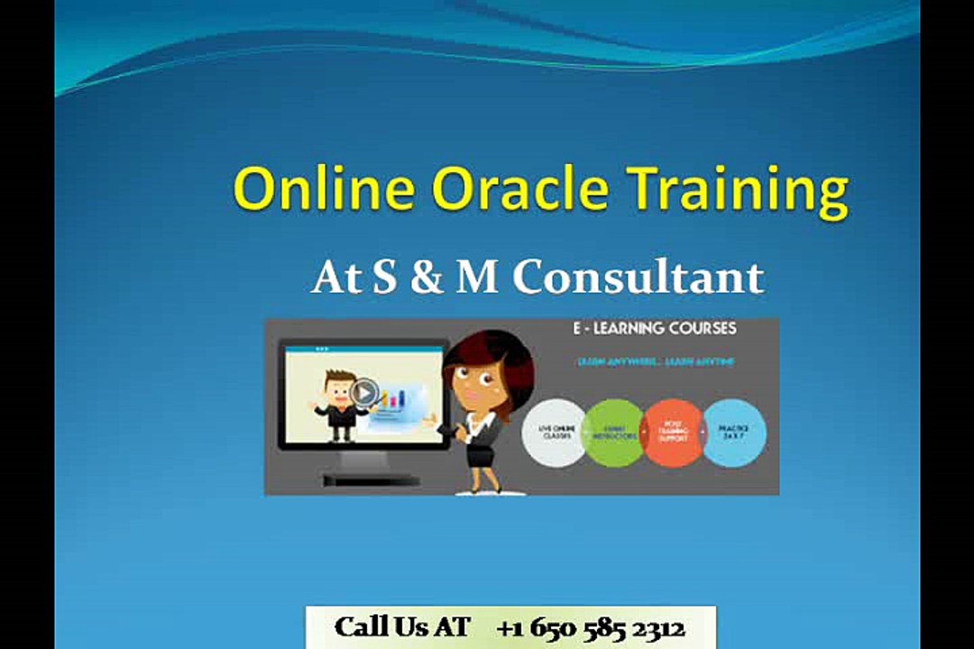 Oracle Online Training at S & M Consultant