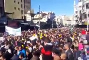 مظاهرات في الأردن والمتظاهريون يرددون 
