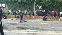 Vodafone Arena'da polis müdahalesi: Polis gaz ve suyla saldırıyor