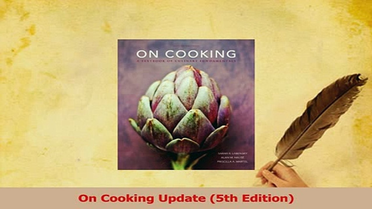 Read  On Cooking Update 5th Edition PDF Online