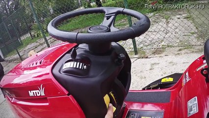 MTD Smart RF 125 fűnyíró traktor bemutató
