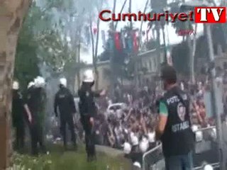 Müdahalenin ardından Vodafone Arena çevresinden ilk görüntüler