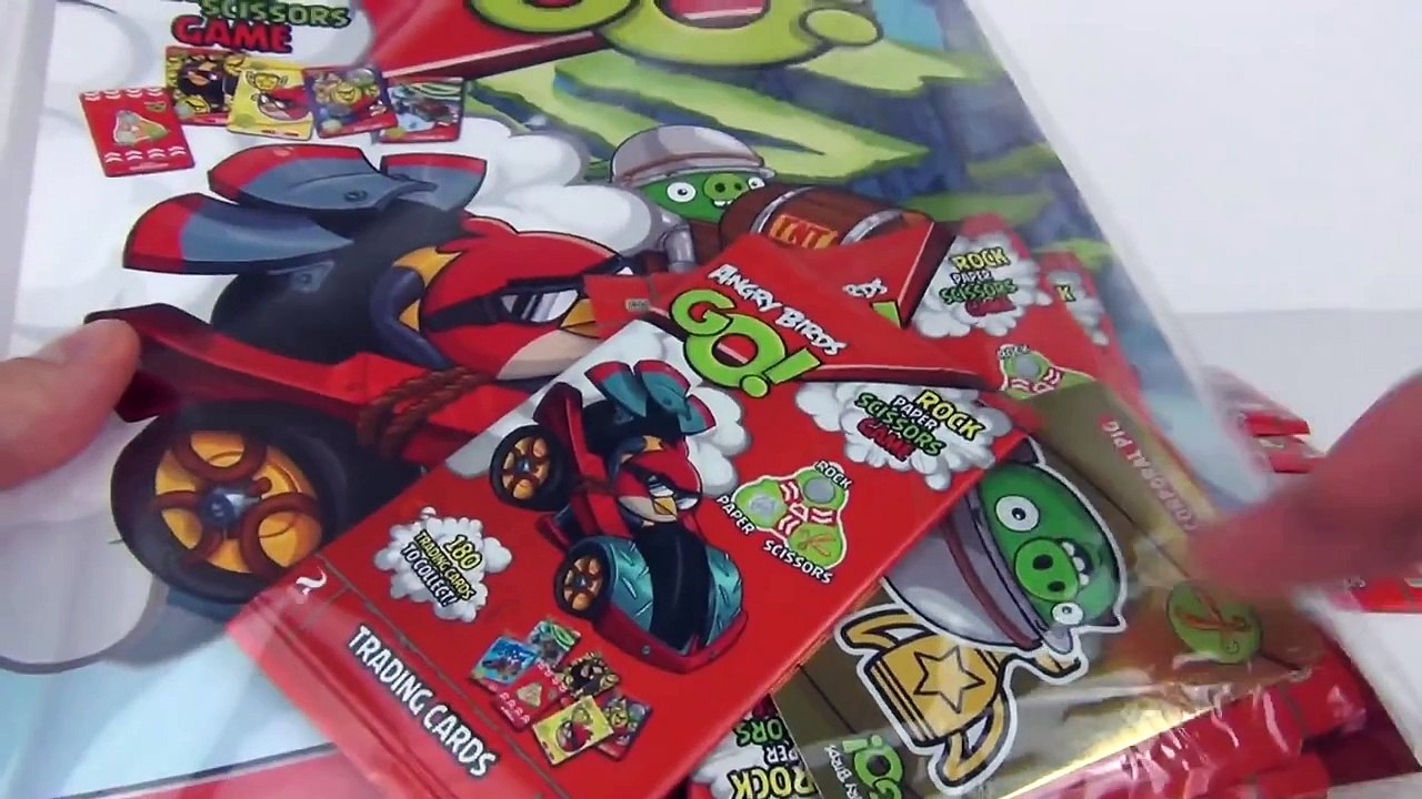 Angry Birds GO! Trading Cards Binder Starter Pack Review & Pack Opening, Giromax