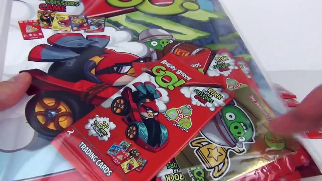Angry Birds GO! Trading Cards Binder Starter Pack Review & Pack Opening, Giromax