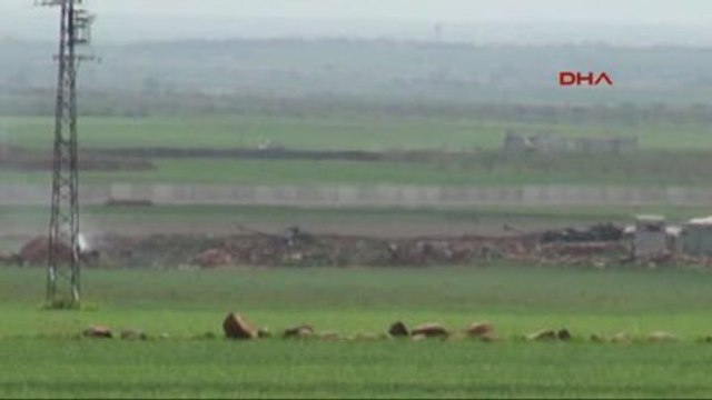 Kilis Koalisyon Uçakları Havadan, Obüsler Karadan Işid?i Vuruyor