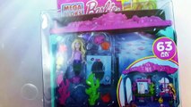 Mermaid Barbie Underwater Cove Home Playset Mini Doll Mega Bloks Lego Toy Opening