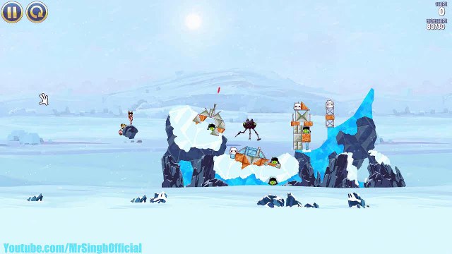 Angry Birds Star Wars - Hoth Level 3-14 Walkthrough 3Stars Highscore Angry Birds Star Wars Hoth 3-14