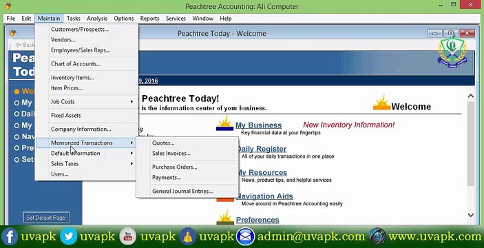 Lecture 9 how to set genrel ledgers in peachtree accounting in hindi urdu