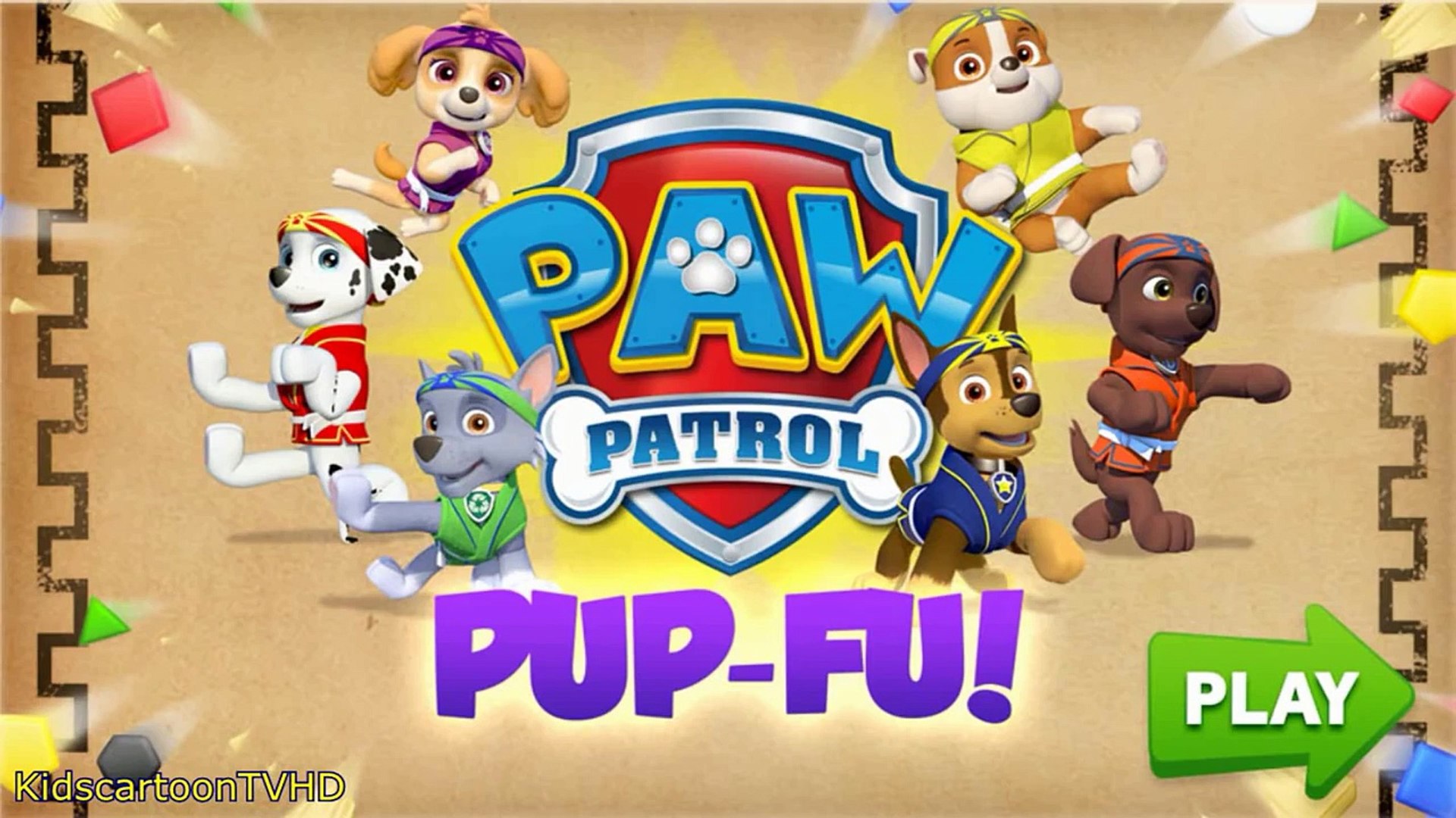 Paw Patrol Pup-Fu Color Game - Paw Patrol Full Episodes - Nick JR Cartoon  Games – Видео Dailymotion