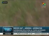 Denuncian que Azerbaiyán violó cese al fuego en Nagorno Karabaj