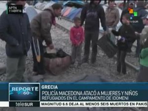 Grecia: se vive tensa calma en campo de refugiados de Idomeni
