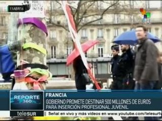 Francia: desalojan de plazas públicas a jóvenes indignados