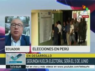 Pérez: En Perú, partidos políticos se convierten en empresa electoral