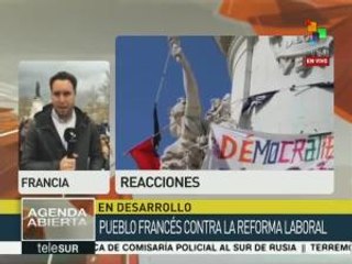 Francia: Estudiantes no dejarán de manifestarse contra reforma laboral