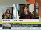 Crece expectativa entre argentinos por llegada de Cristina Fernández
