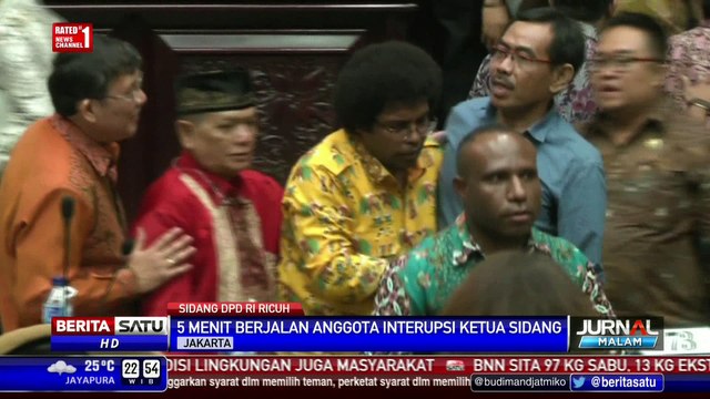 Hujan Interupsi di Sidang Paripurna DPD