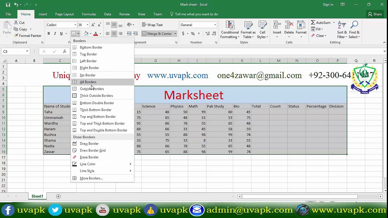 Lecture 9 sum countif  formula in excel in hindi urdu