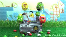 Angry Birds funny series Angry Eggs #4 - Kinder surprise egg toy opening EPIC fun movie (SC4K)