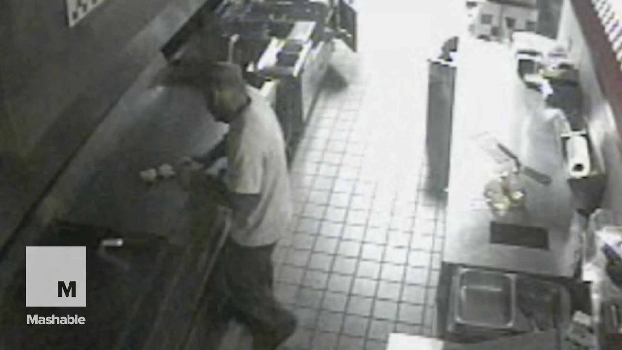 Hungry burglar breaks into Five Guys to make himself some burgers