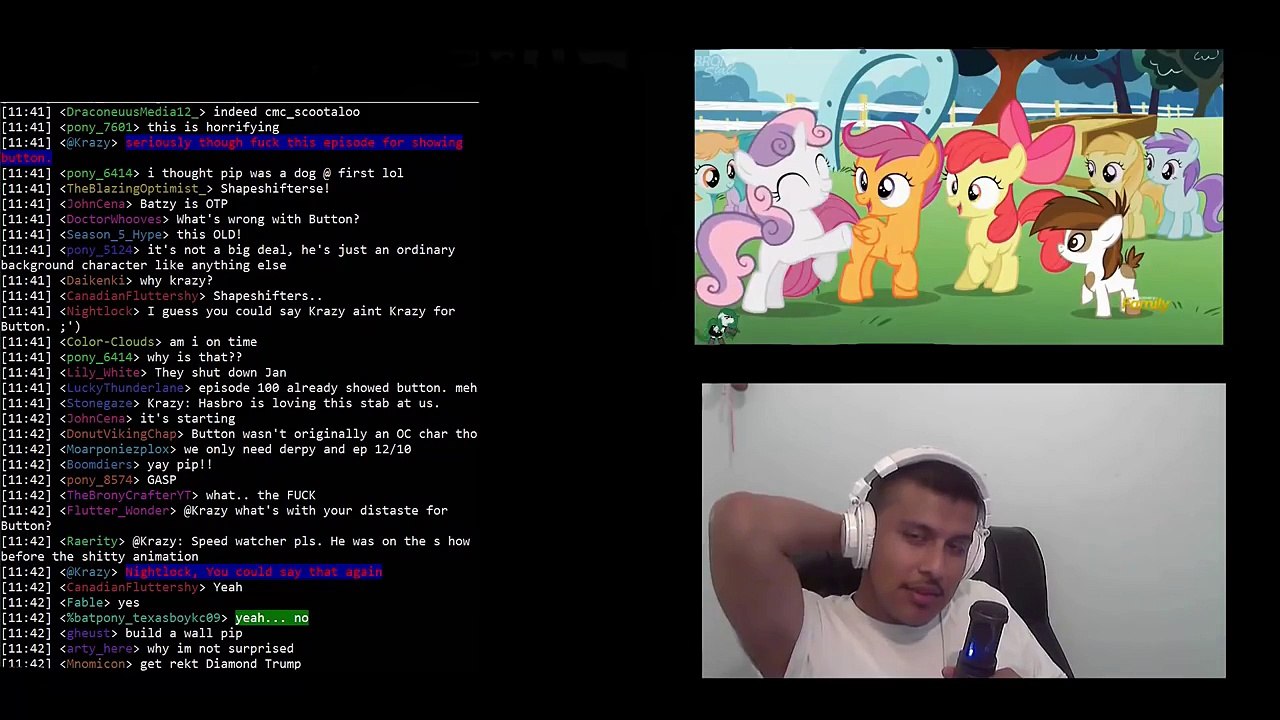 [MLP BLIND] S5 E18 - Crusaders of the Lost Mark - Chat Reaction Commentary
