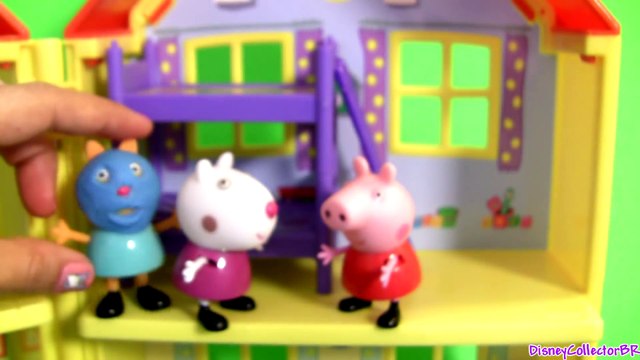 Peppa Pig SLEEPOVER SLUMBER PARTY with Suzy Sheep Play Doh Fiesta de Pijamas by DisneyCollector (2)