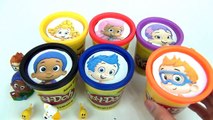 Nick Jr Bubble Guppies Playdoh Toy Surprises, Learn Colors Kids / TUYC JR.