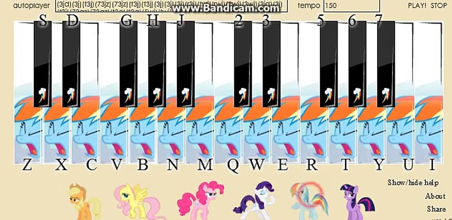 ~My Little Music: My Little Pony Piano~ Babs Seed Songs (Lyrics in Description)