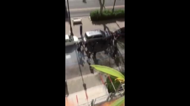 Italian Football Hooligans Battle On Streets of Palermo