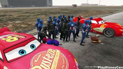 Cars Cartoon RED Lightning McQueen Spiderman RACE Ramp For Kids and Songs Children Nursery Rhymes