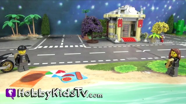 Trixie Shows - LEGO City Museum Heist Cops and Robbers twitter Instagram Facebook HobbyKidsTV