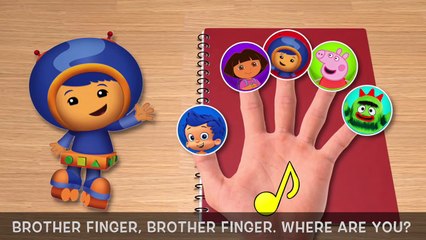 Nick Jr. Shows Drawing Book Finger Family Song!