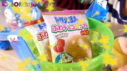 DORAEMON Running new Pet Dora and Strawberry Chocolate Wafer Kids Review