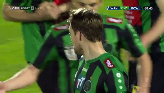 0-2 Christoph Freitag Goal Austria Erste Division - 11.04.2016, Wiener Neustadt 0-2 Wacker Innsbruck