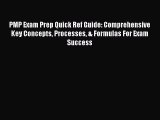 [Read book] PMP Exam Prep Quick Ref Guide: Comprehensive Key Concepts Processes & Formulas
