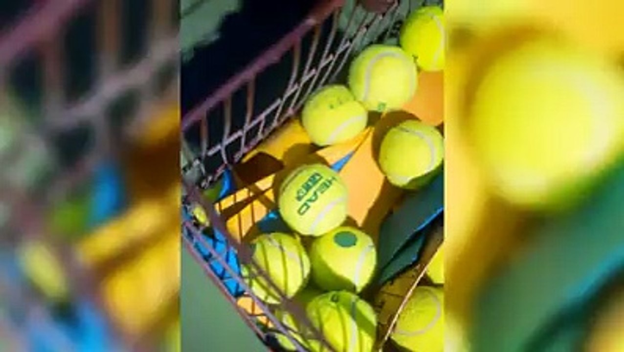 Open de Tennis - Cours particulier de RUBEN avec M.LLODRA