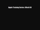 Read Apple Training Series: iWork 09 Ebook Free