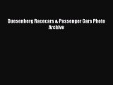 Download Duesenberg Racecars & Passenger Cars Photo Archive Free Books