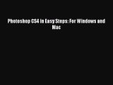 Download Photoshop CS4 in Easy Steps: For Windows and Mac PDF Free