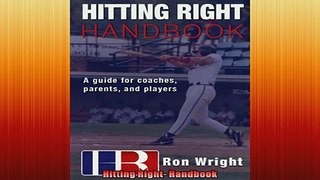 READ book  Hitting Right Handbook  FREE BOOOK ONLINE