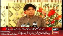 Report on  Ch Nisar Khan Press Conference