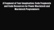 Download A Fragment of Your Imagination: Code Fragments and Code Resources for Power Macintosh