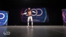 American Popping dancer. Dancer: Marquese “Nonstop” Scott