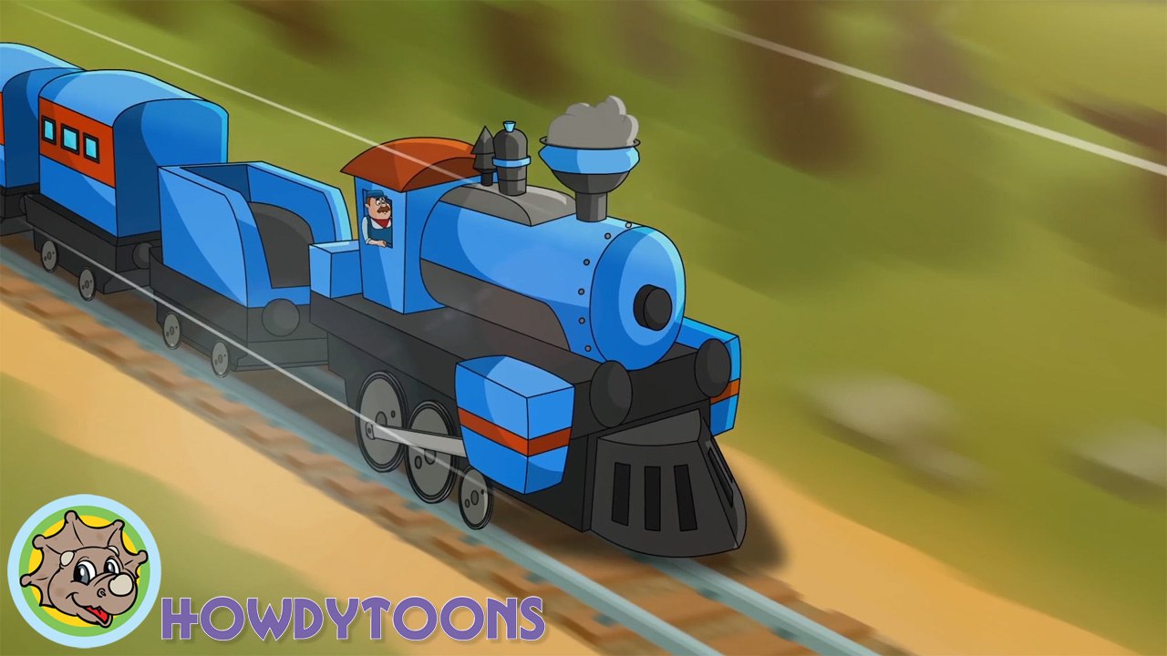 Train is a Comin' - Train Song! Music for Children from Howdytoons