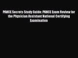[Read book] PANCE Secrets Study Guide: PANCE Exam Review for the Physician Assistant National