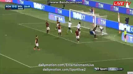 0-1 Luca Rossettini Goal | Roma 0-1 Bologna Serie A